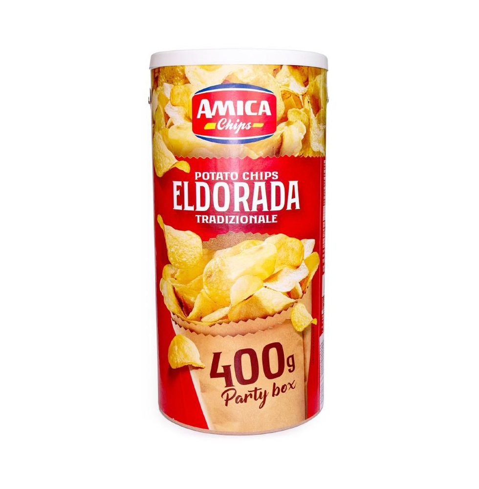 Чипсы картофельные традиционные, Amica Chips, 400 г, Италия - в заказе 1 шт.товара!  #1