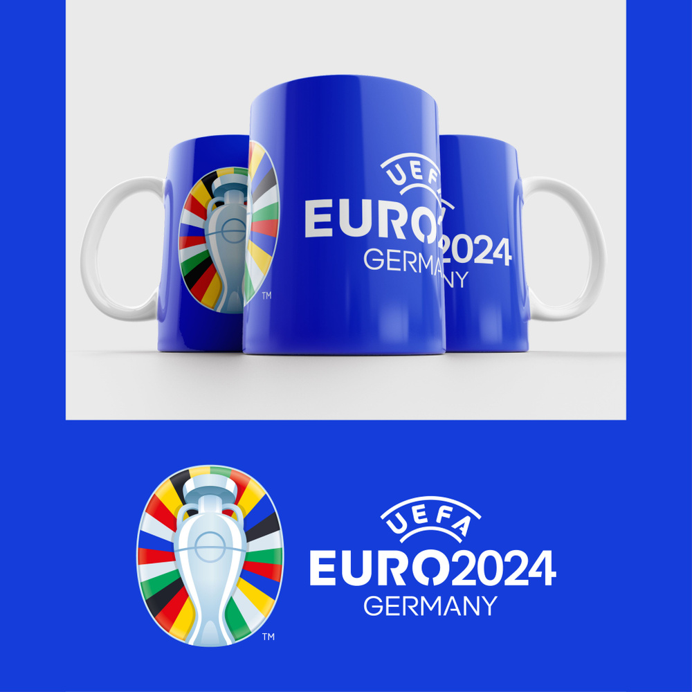 Кружка Чемпионат Европы по футболу 2024 - UEFA EURO 2024 / УЕФА ЕВРО 24  #1