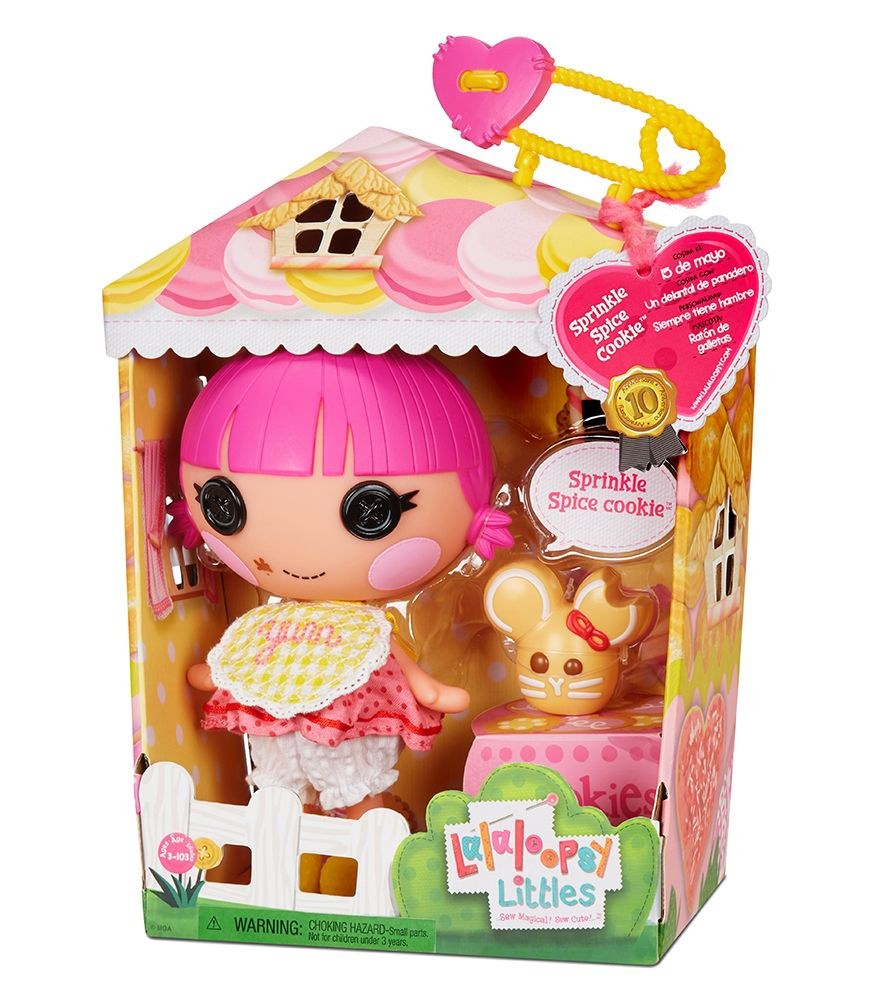 Кукла Лалалупси Lalaloopsy Sprinkle Spice Cookie Мышка -печенье 18CM #1