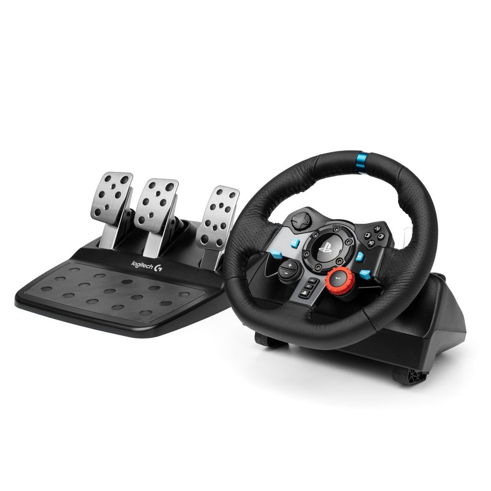 Игровой руль Logitech G29 Driving Force (руль+блок педалей) #1