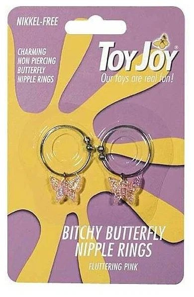 Клипсы для груди бабочки Toy Joy #1