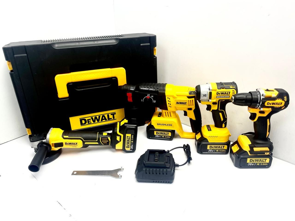 Набор инструмента DeWalt 4 в 1 (Бесщеточные инструменты) #1