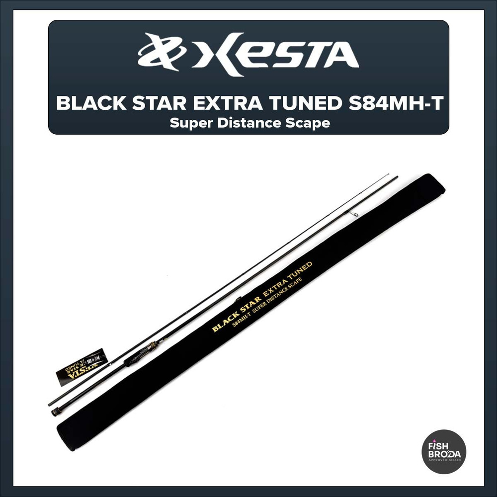 Спиннинговое удилище XESTA BLACK STAR EXTRA TUNED S84MH-T Super Distance Scape #1