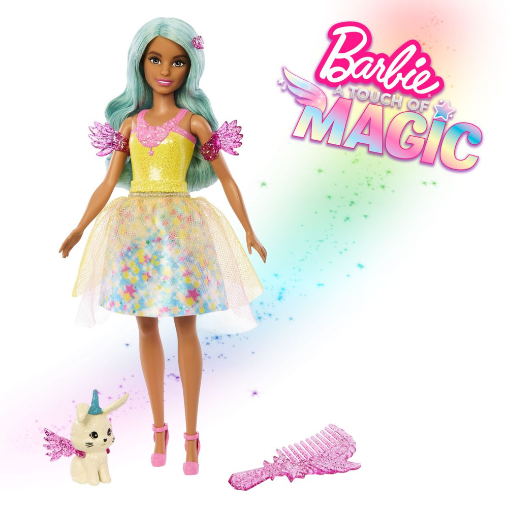 Кукла Barbie Magic HLC36/HLC34 фея - прикосновение волшебства Барби Mattel  #1