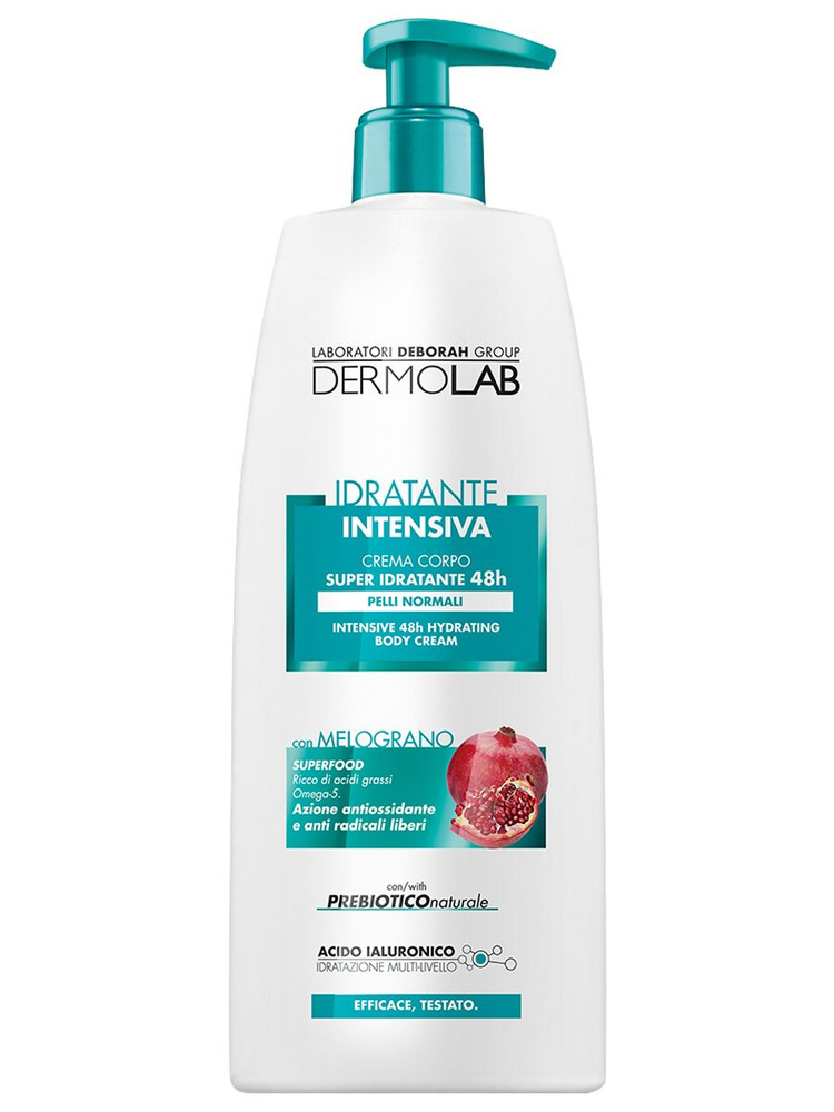 DermoLab Крем для тела интенсивный увлажняющий Intensive Hydration Body Cream 48h 400мл  #1