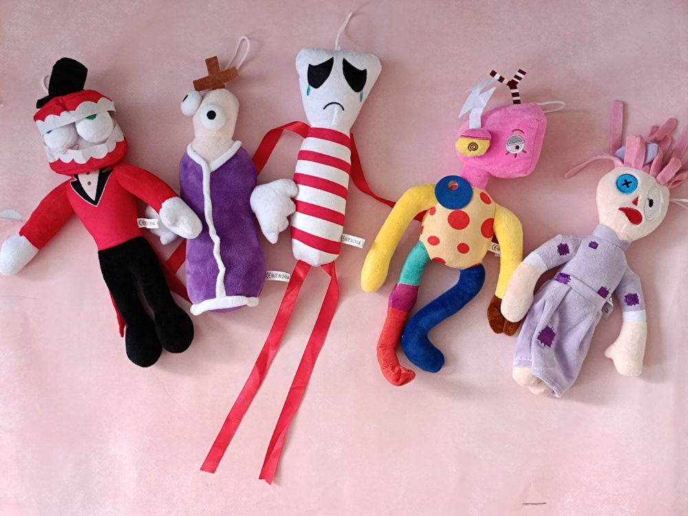 Набор героев Цифровой цирк 5 штук. Мягкие игрушки #1