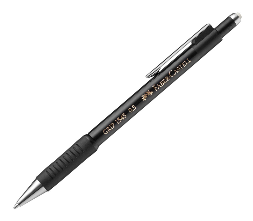 Механический карандаш FABER-CASTELL GRIP 1345 BLACK 0.5 мм черный корпус  #1