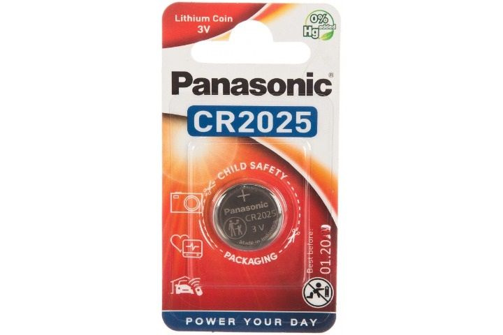 Батарейки Panasonic CR2025 Lithium 3V 1шт #1