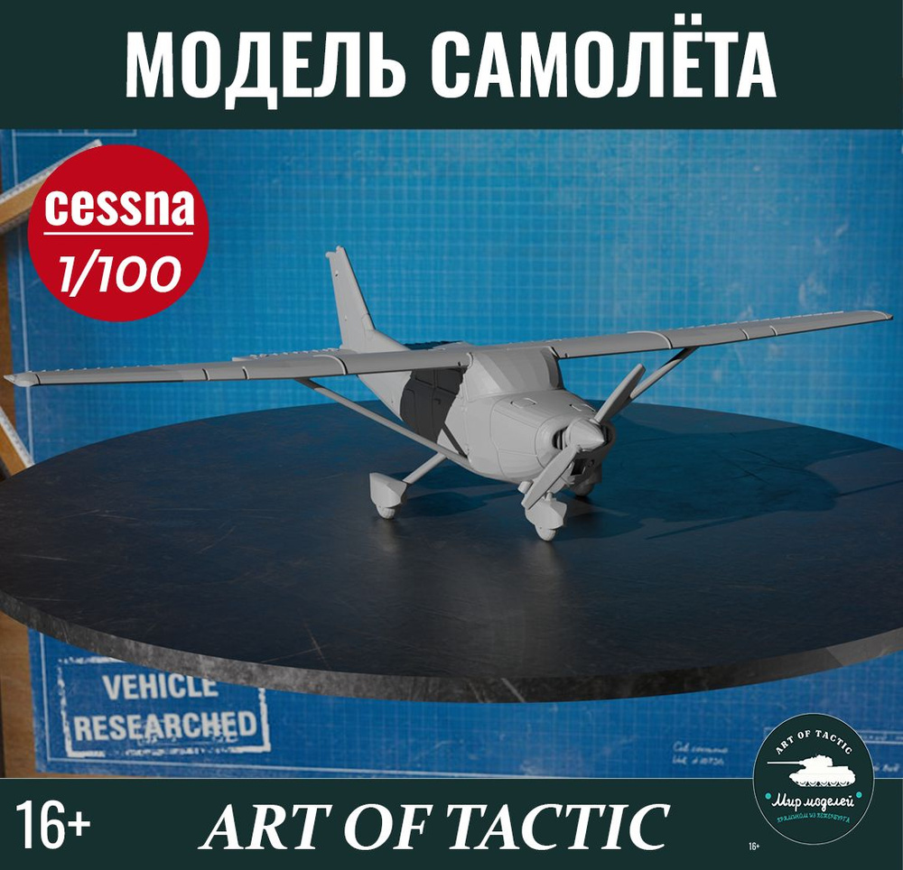 Модель самолета Cessna 172 (1:100) #1