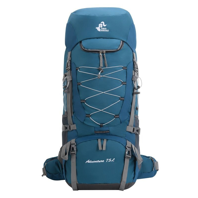 Походный Кемпинговый Туристический рюкзак Free Knight Trekking 75 л голубой  #1