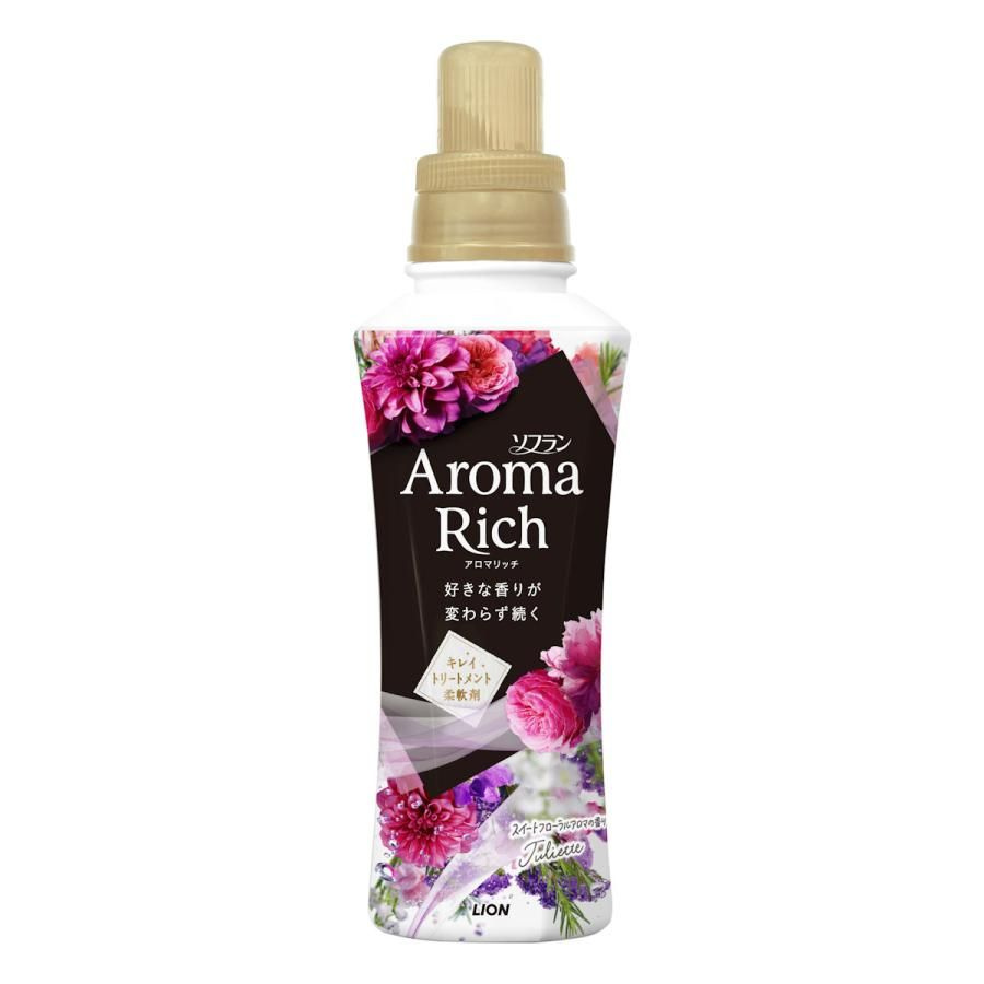 Кондиционер для белья Lion Aroma Rich Juliette с ароматом натуральных масел, флакон 480 мл  #1