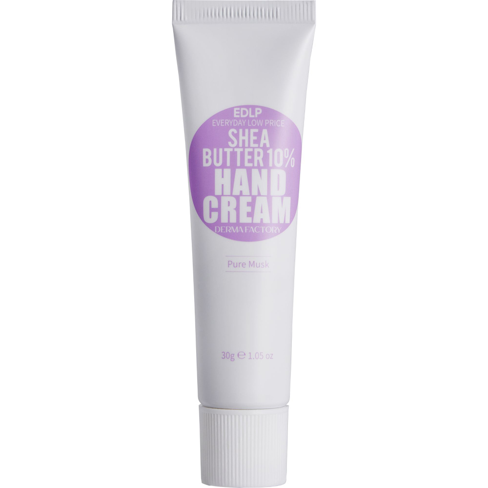 Derma Factory Питательный крем для рук с маслом ши и ароматом мускуса Shea Butter 10% Hand Cream Pure #1