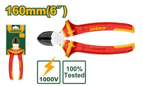 Бокорезы / кусачки для проводов диэлектрические 160 мм JADEVER  #1