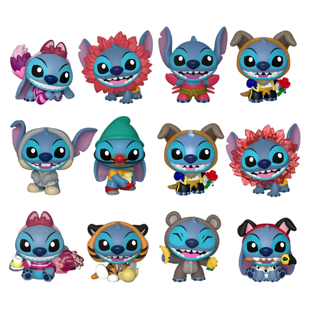 Фигурка Funko Mystery Minis Disney Lilo & Stit Stitch in Costume 1 штука (из 12) 76081 #1