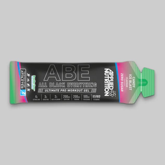 Applied Nutrition A.B.E Pre Gel 60 ml Candy ice blast, мощный предтренировочный гель энергетический гель, #1