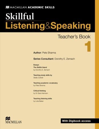 Skillful 1 Listening and Speaking Teacher's Book with Digibook Access and Audio CD #1