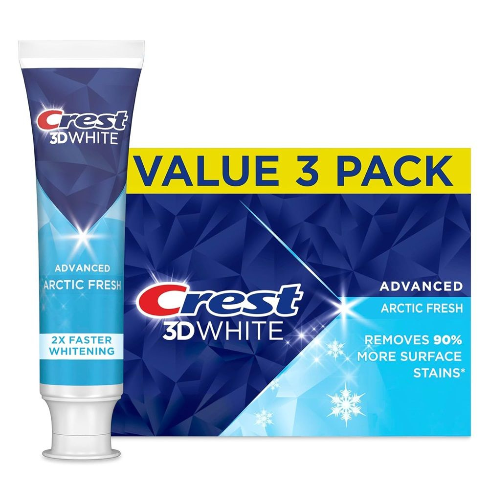 Отбеливающая зубная паста Crest 3D White Advanced Arctic Fresh 93 g (комплект из 3-х зубных паст)  #1