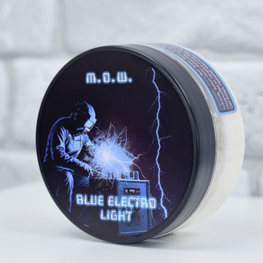 M.O.W. Artisan мыло для Бритья "Blue Electro Light" #1