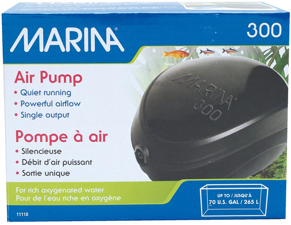 Компрессор для аквариумов Marina Air Pump 300 , до 250 л, цвет в ассортименте  #1