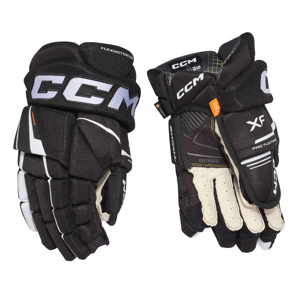 Перчатки CCM TACKS XF PRO SR 14" blk/wht #1