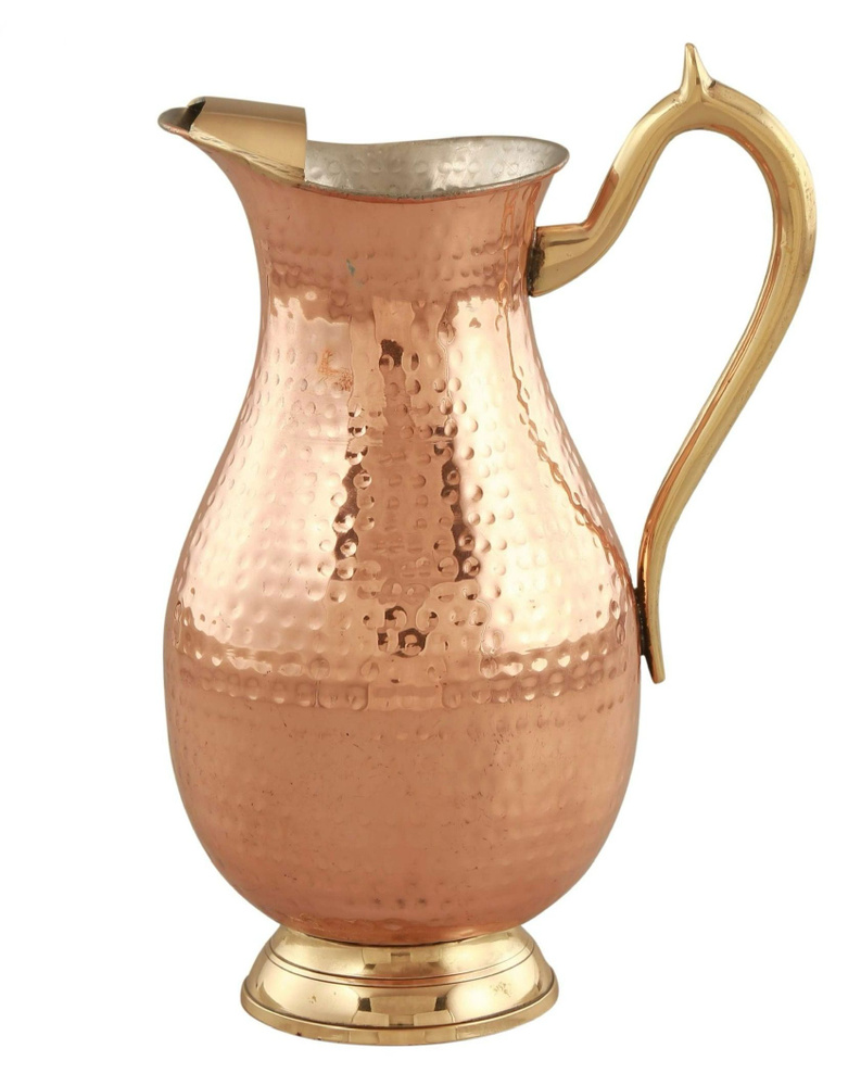 Shekhor Медный кувшин Муглай для настаивания воды Индия Шехор Copper jug SKH41 1,8 л  #1