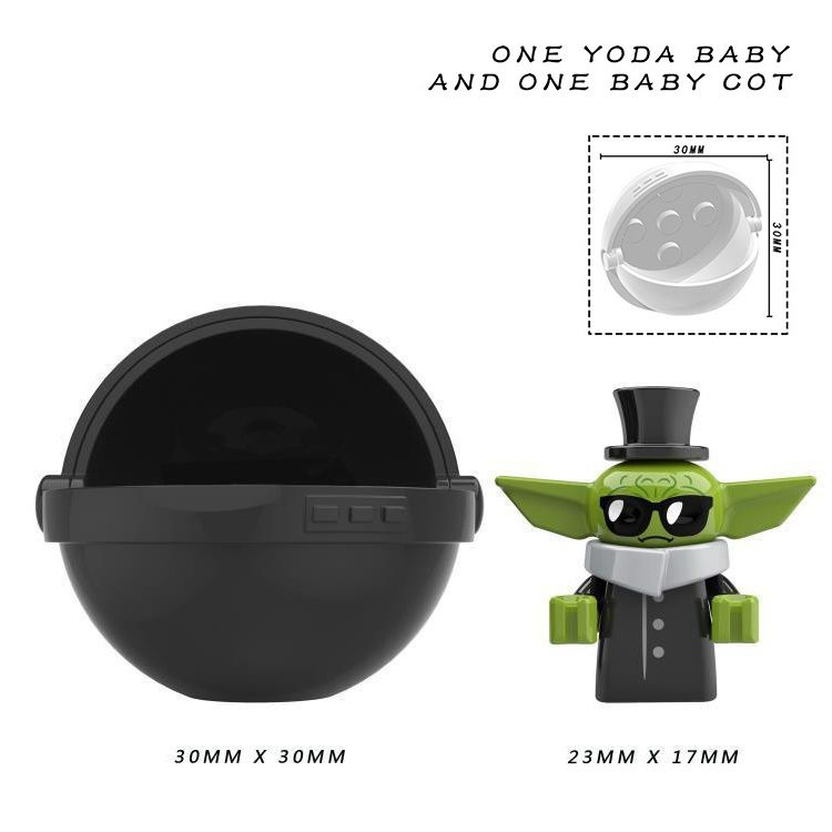 Конструктор пластиковый Star Wars Yoda Baby Minifigure / Детская минифигурка Йоды из "Звездных войн" #1