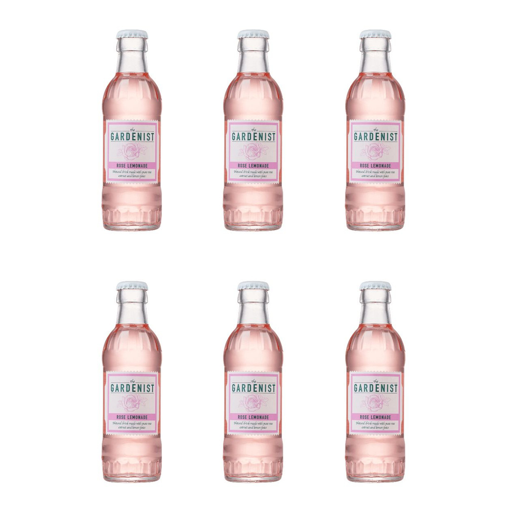 Лимонад The Gardenist Rose Lemonade со вкусом розы, 200 мл х 6 шт #1