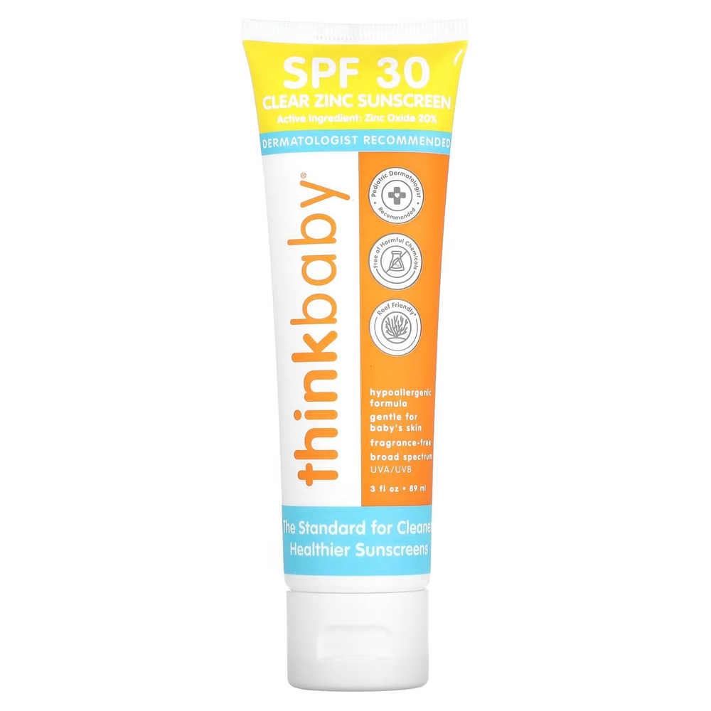 Thinkbaby, Солнцезащитный крем, фактор защиты SPF 30+, 89 мл #1