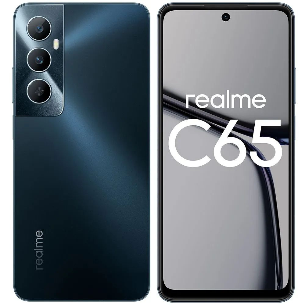 realme Смартфон c65 Ростест (EAC) 8/256 ГБ, черный #1