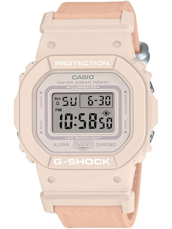 Противоударные водонепроницаемые женские наручные часы Casio G-Shock GMD-S5600CT-4 с подсветкой и будильником #1