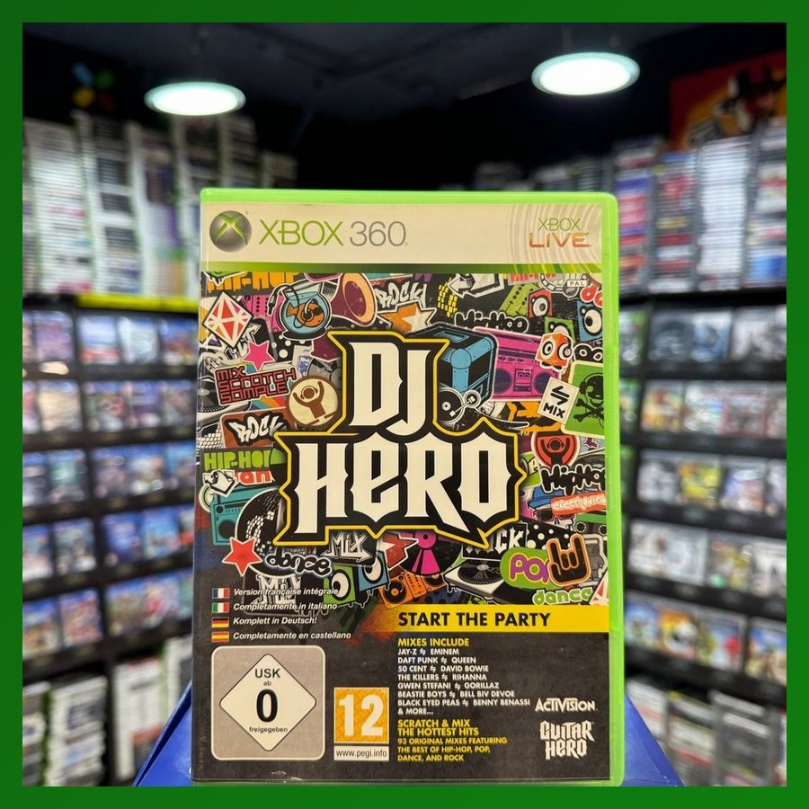 Игра Dj Hero (Xbox 360) (Disk Only) (Box) #1