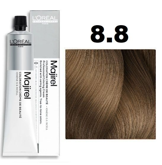 L'Oreal Professionnel Majirel Крем-краска 8/8 светлый блондин мокка 50мл  #1