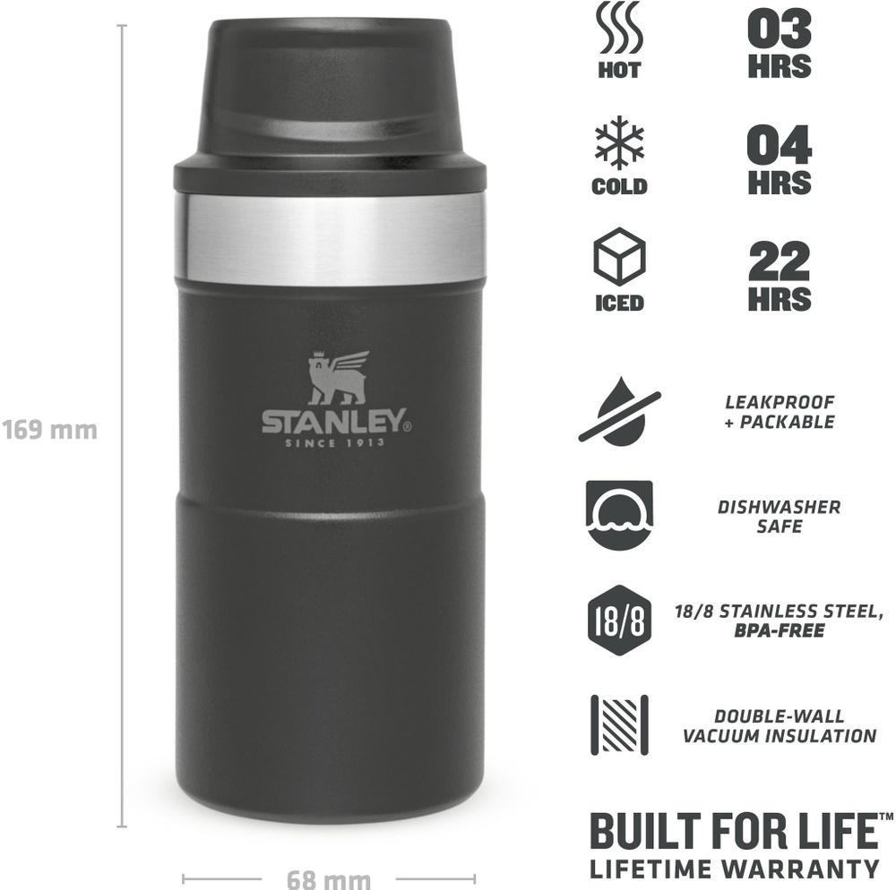 Термобутылка Stanley Trigger-Action Travel Mug 0.25 л термос #1