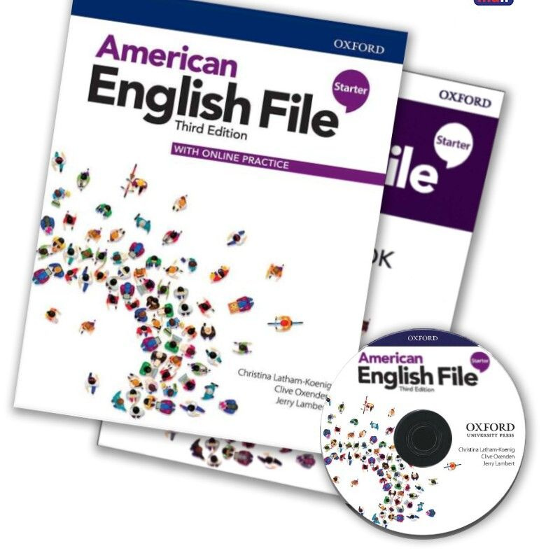 American English File Starter Third Edition (Student's book + Workbook + диск) 3rd edition #1