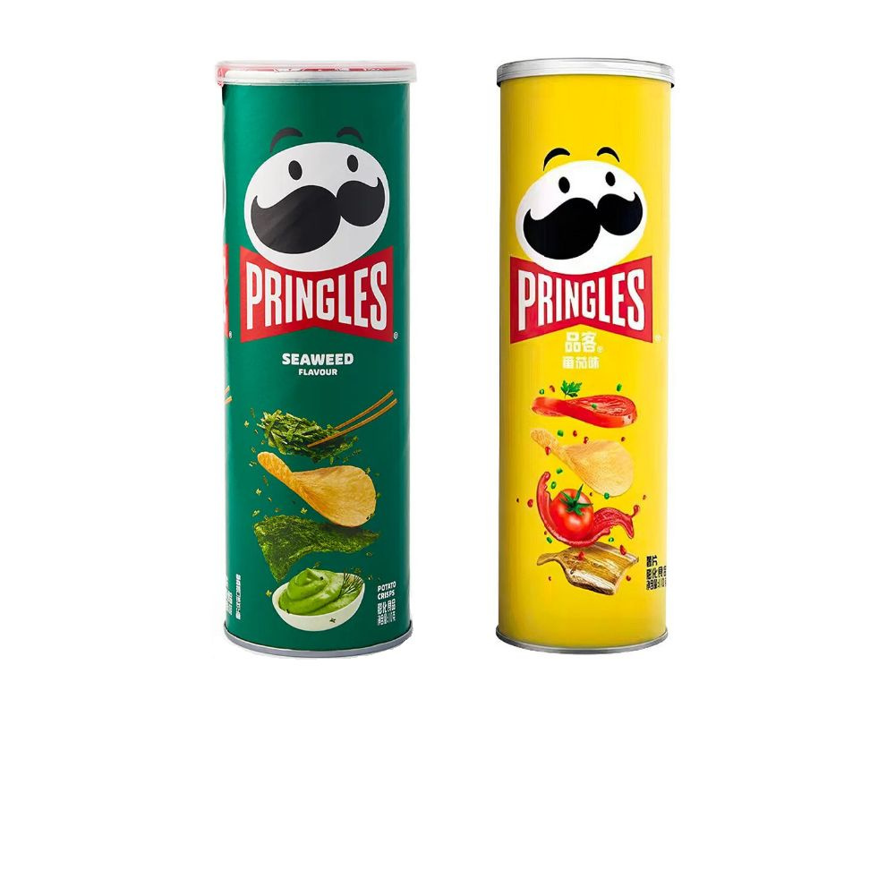 Чипсы Pringles Набор Вкусов 2шт Снеки из Китая #1