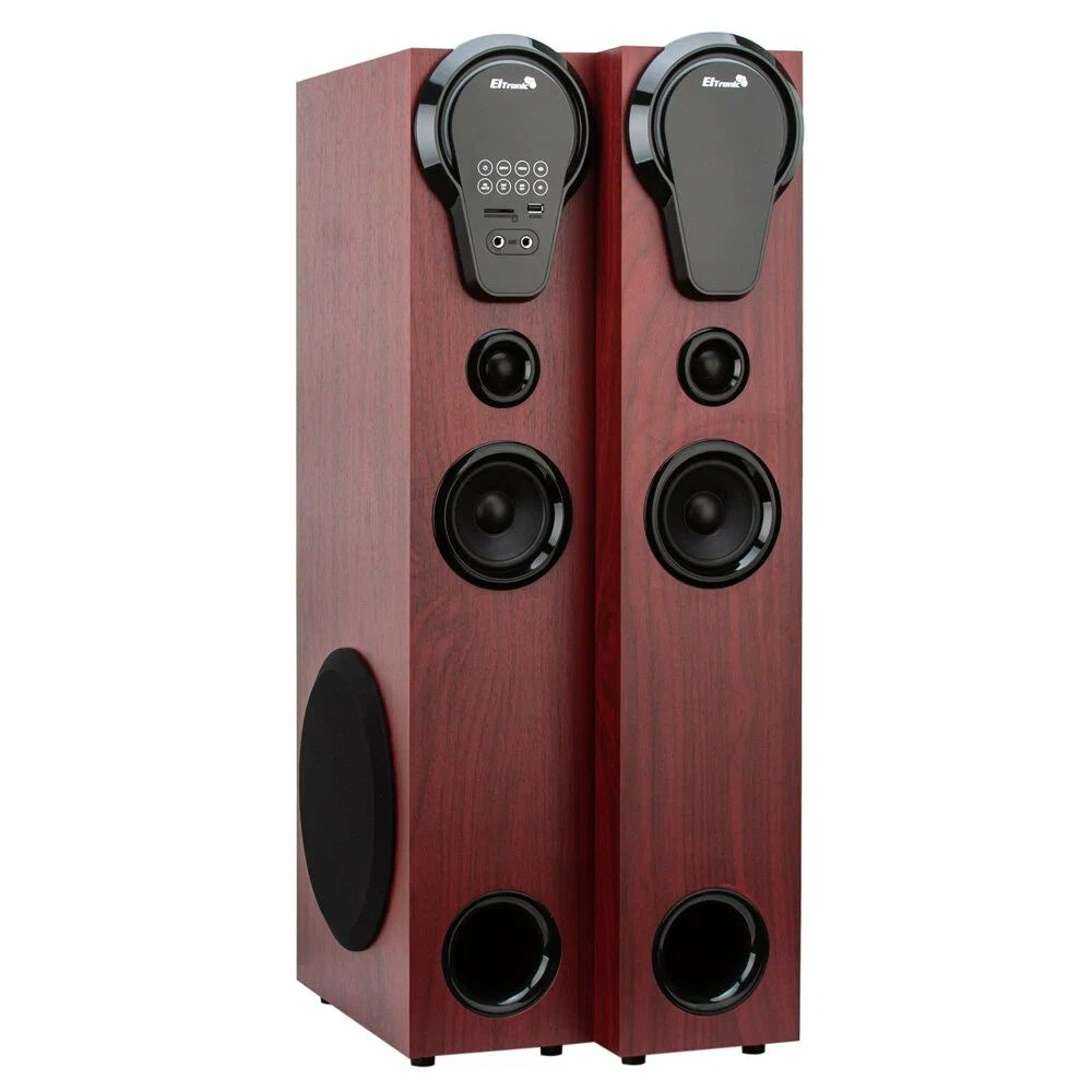 Акустика ELTRONIC (30-36) HOME SOUND комплект 2 колонки, красный #1