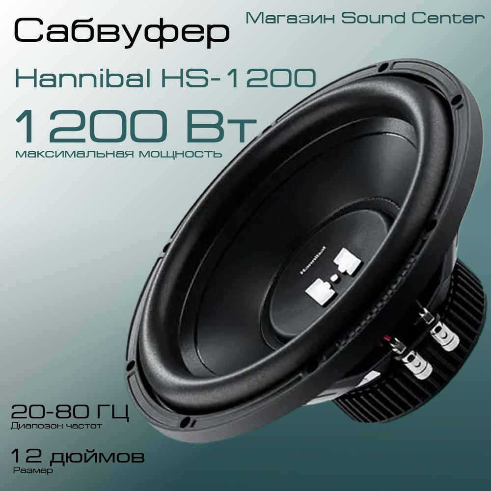 Автомобильный Сабвуфер DEAF BONCE HANNIBAL HS-1200 #1