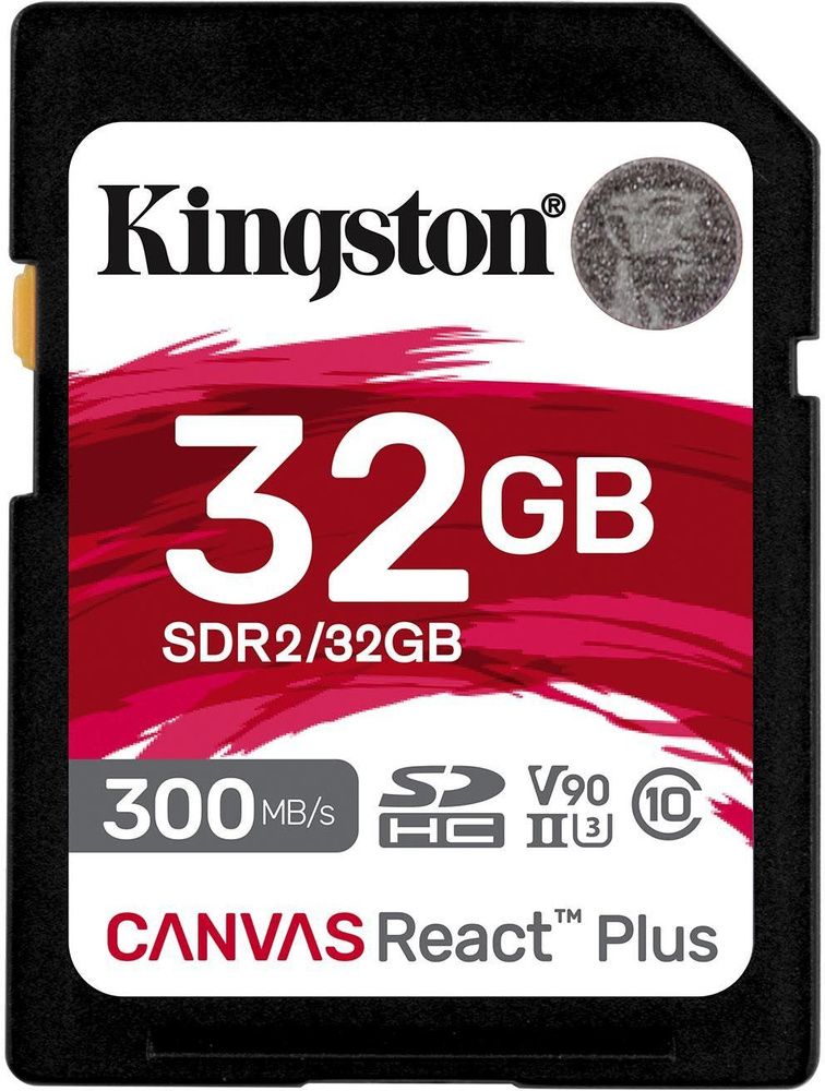 Карта памяти 32Gb SD Kingston Canvas React Plus (SDR2/32GB) #1