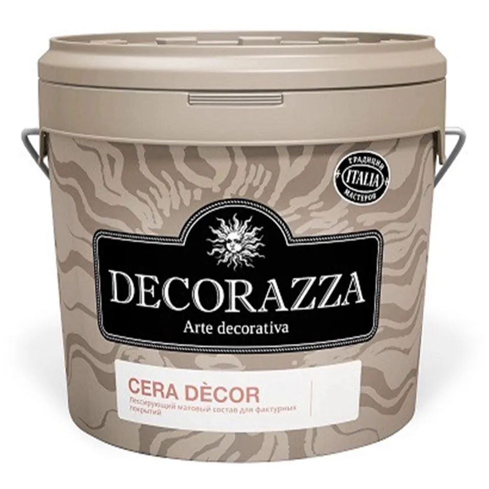 DECORAZZA CERA DECOR (лессирующий матовый состав на основе воска) 2.3 кг  #1