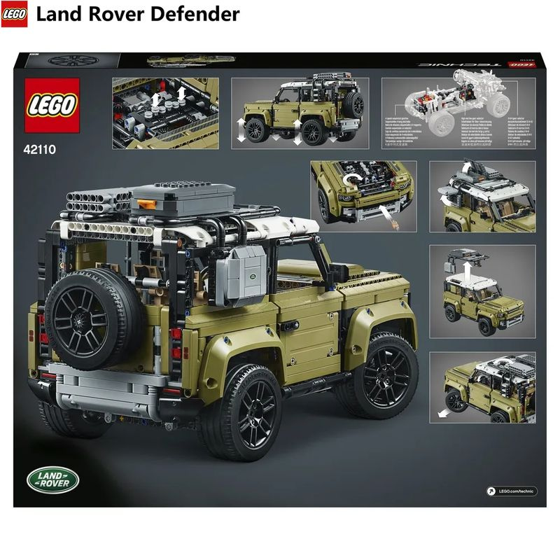 лего Technic серия, LEGO 42110 Land Rover Defender, lego конструктор для мальчика, лего для девочек  #1