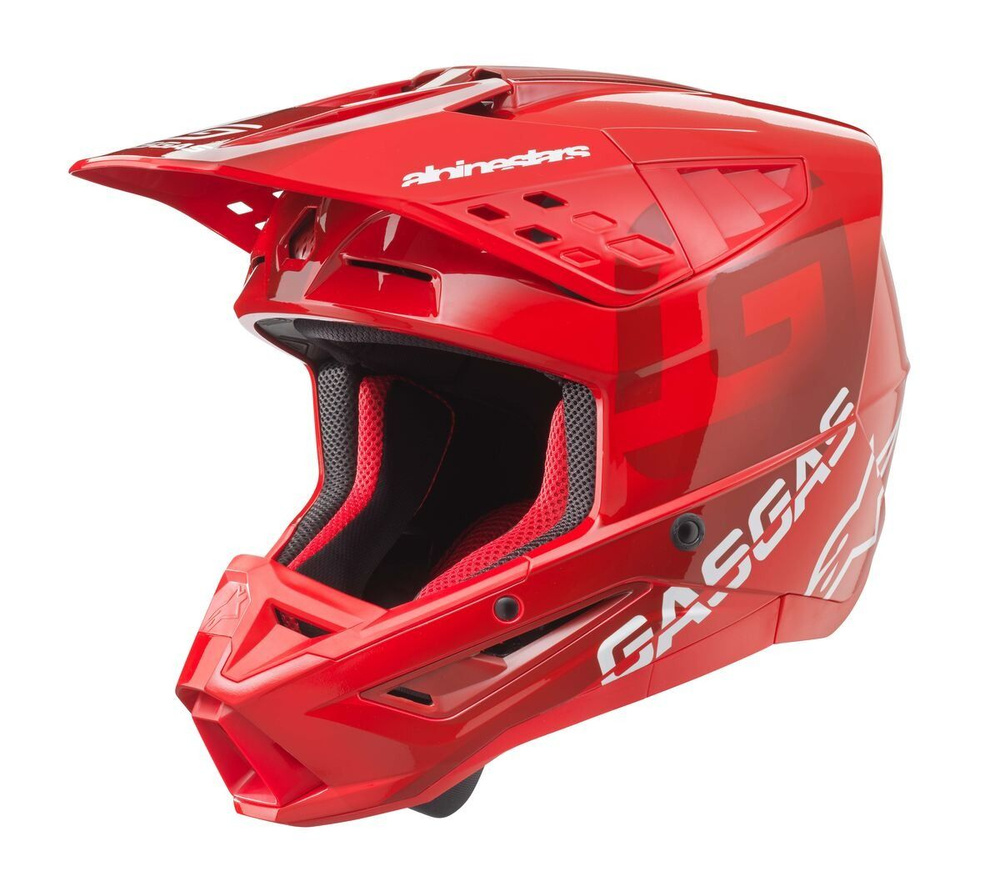 Мотошлем Alpinestars/GASGAS S-M5 Helmet, Red, XL/61-62 (3GG240019805) #1