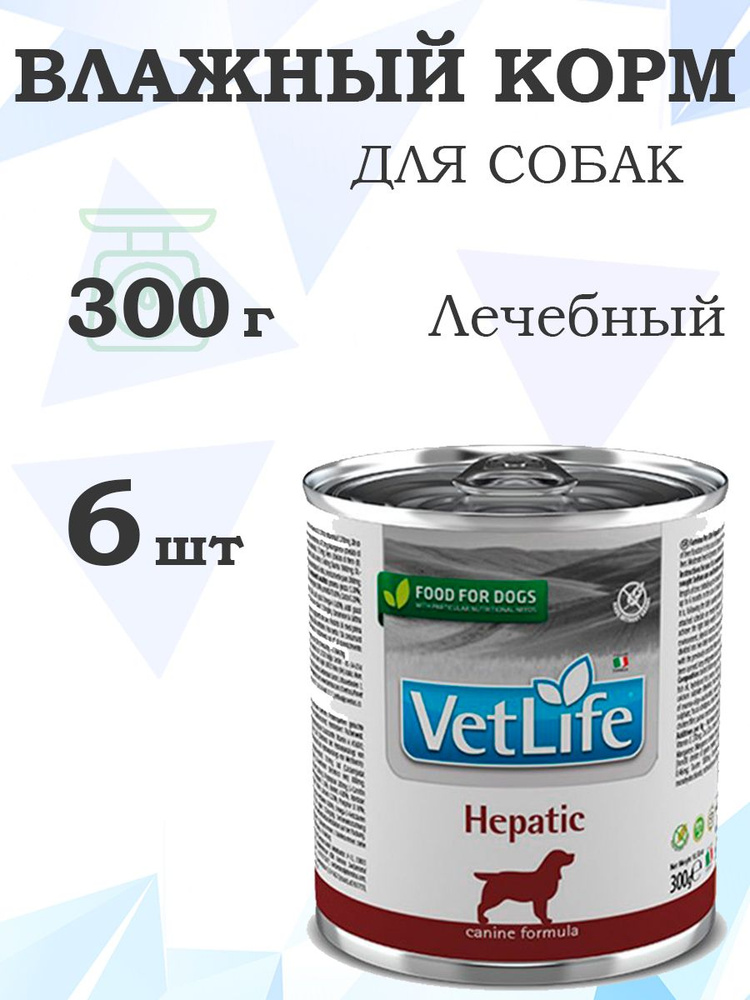 Farmina VetLife Hepatic / Диета Фармина для собак при заболевании Печени 300г х 6шт  #1