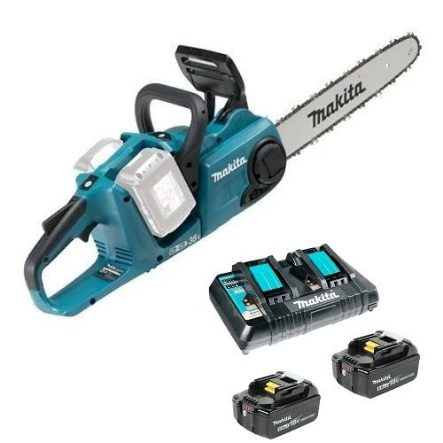 Аккумуляторная цепная пила Makita DUC353Z-PT2 (2*BL1850B и з/у DC18RD в комплекте)  #1