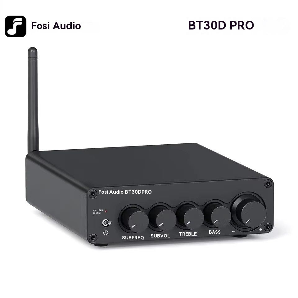 Fosi Audio BT30DPRO TPA3255 Цифровой усилитель Hi-Fi Bluetooth 5.0 Стерео 2.1-канальные колонки Сабвуфер #1