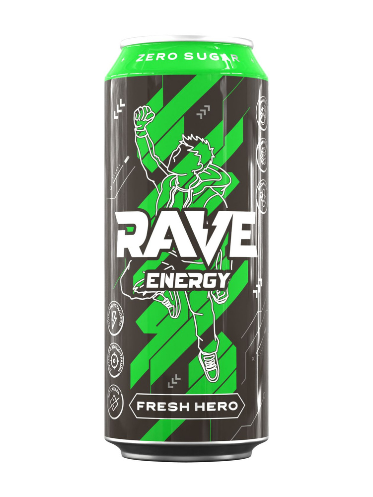 RAVE Энергетический напиток Fresh Hero 0,5 мл #1