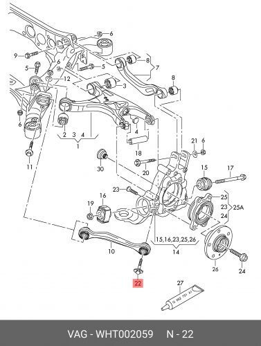 Болт (KOMBI) AUDI/VW #1