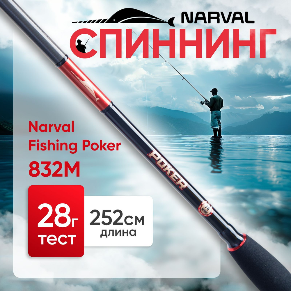 Спиннинг Narval Fishing Poker 832M до 28 грамм #1