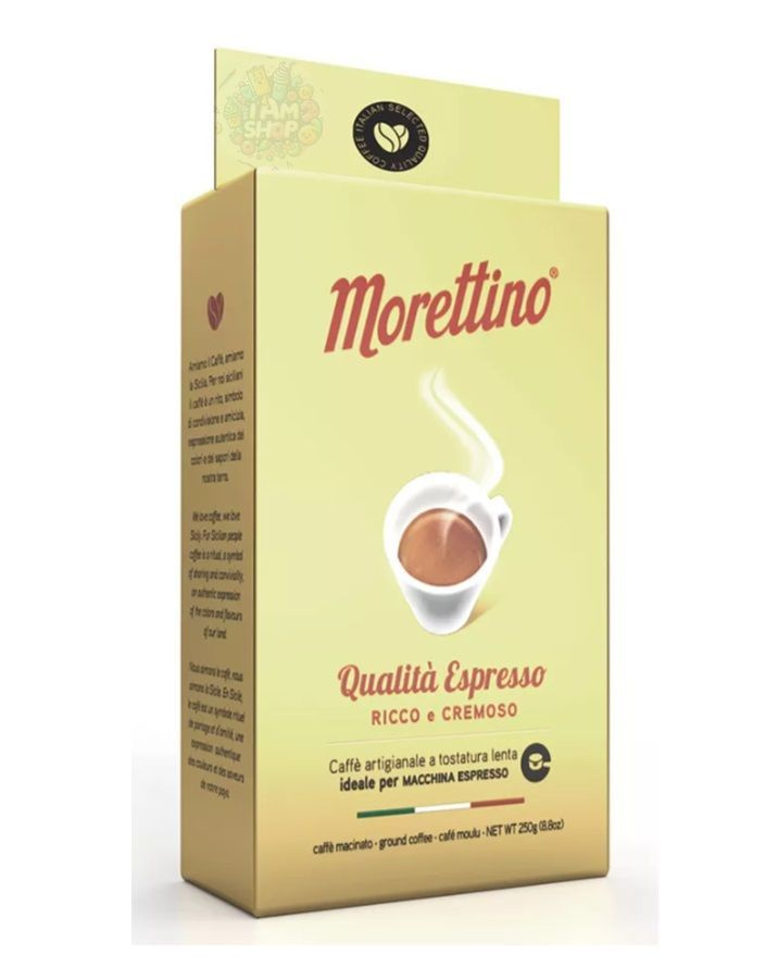 Кофе молотый Qualita Espresso MORETTINO 250 г, Италия #1