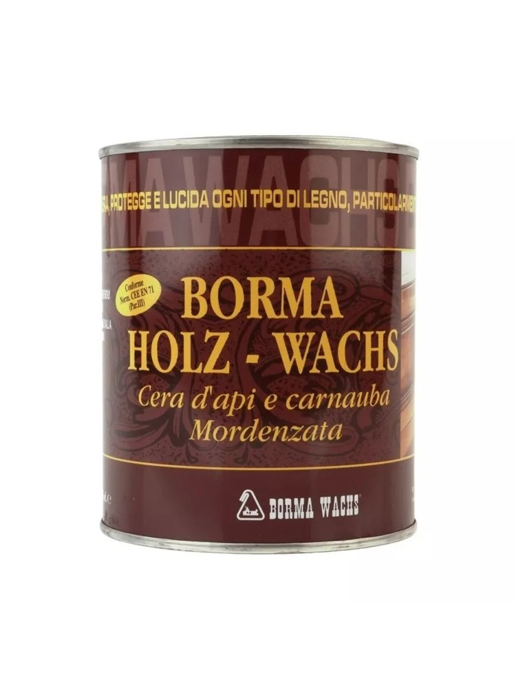 BORMA WACHS Воск пчелиный Holzwachs D api прозрачный (1 л) #1