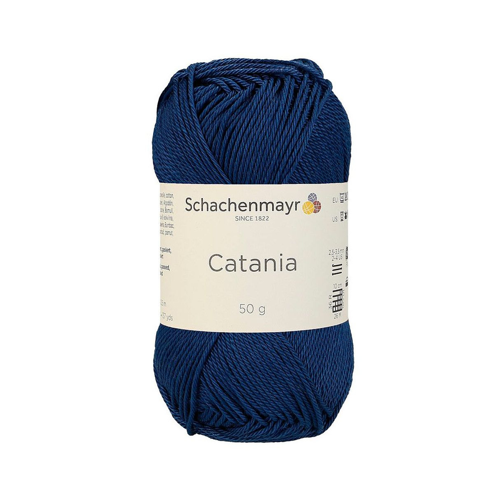 Catania /Катания/ пряжа Schachenmayr Originals, 100% хлопок, 50г/125м, арт. 9801210 цвет 00164, jeans #1